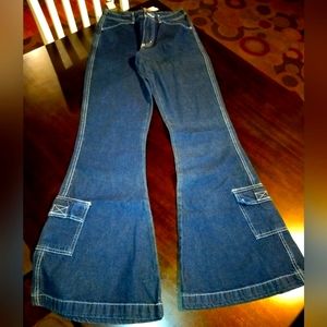 Steve and Barry's R4R flare leg jeans sz 5